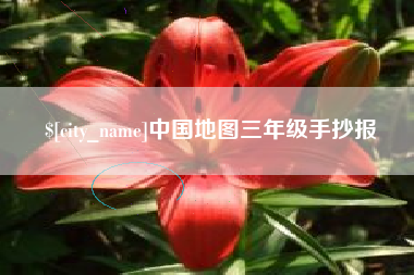 茌平中国地图三年级手抄报