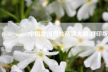 茌平中国地图图片高清大图 打印版