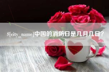 茌平中国的消防日是几月几日？