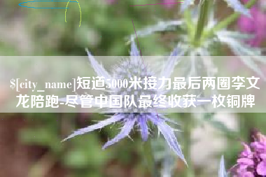 茌平短道5000米接力最后两圈李文龙陪跑-尽管中国队最终收获一枚铜牌