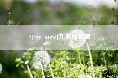 茌平九宫图位置