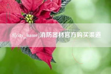 茌平消防器材官方购买渠道