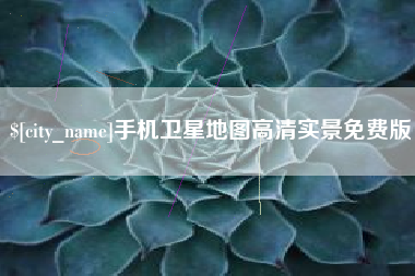 茌平手机卫星地图高清实景免费版