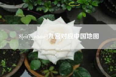 茌平九宫对应中国地图