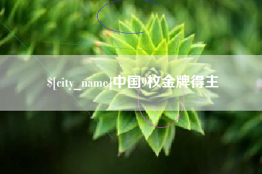 茌平中国9枚金牌得主