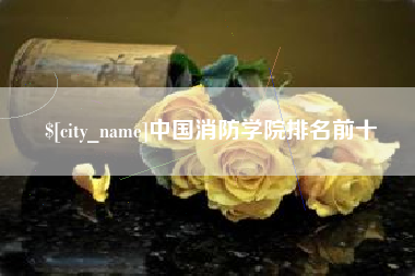 茌平中国消防学院排名前十