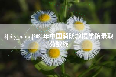 茌平2021年中国消防救援学院录取分数线