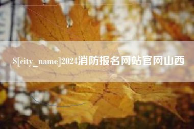 茌平2024消防报名网站官网山西