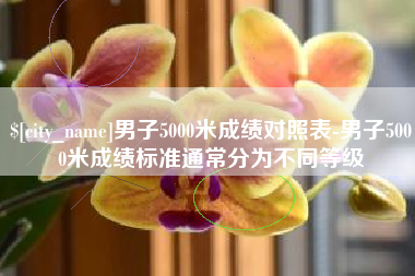 茌平男子5000米成绩对照表-男子5000米成绩标准通常分为不同等级