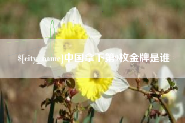 茌平中国拿下第9枚金牌是谁