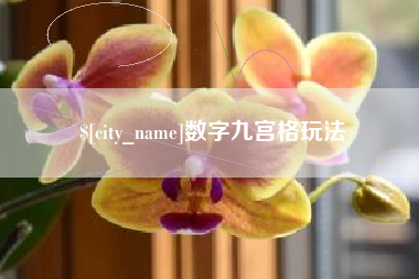 茌平数字九宫格玩法