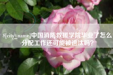 茌平中国消防救援学院毕业了怎么分配工作还可能被逃汰吗？