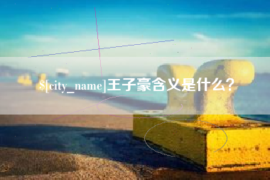 茌平王子豪含义是什么？