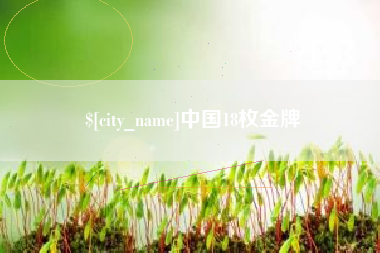 茌平中国18枚金牌