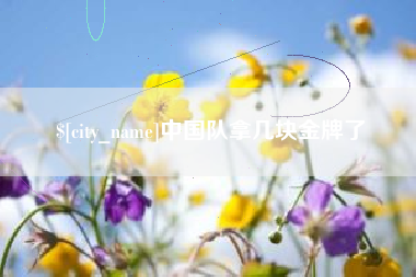 茌平中国队拿几块金牌了