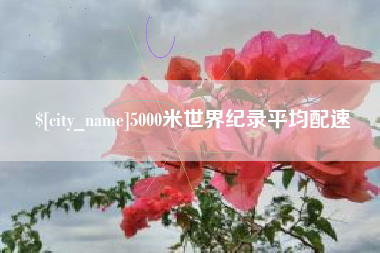 茌平5000米世界纪录平均配速