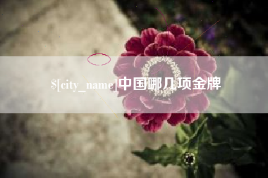 茌平中国哪几项金牌