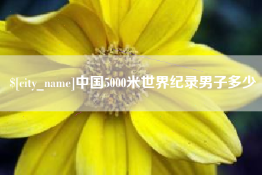 茌平中国5000米世界纪录男子多少