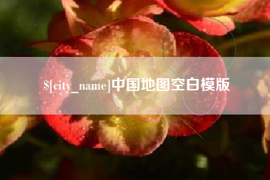 茌平中国地图空白模版