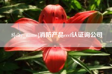 茌平消防产品cccf认证询公司