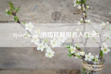 茌平消防官网报名入口2023