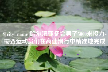 茌平哈尔滨亚冬会男子5000米接力-需要运动员们在高速滑行中精准地完成