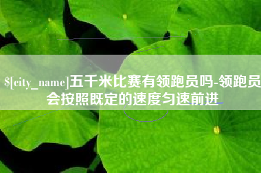 茌平五千米比赛有领跑员吗-领跑员会按照既定的速度匀速前进