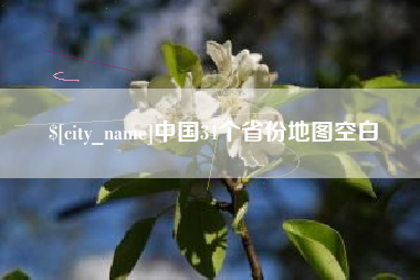 茌平中国34个省份地图空白