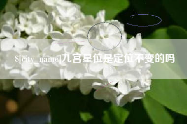 茌平九宫星位是定位不变的吗