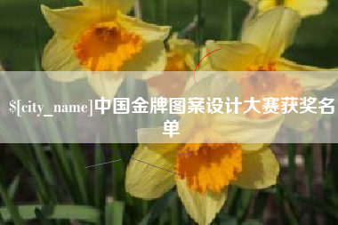 茌平中国金牌图案设计大赛获奖名单