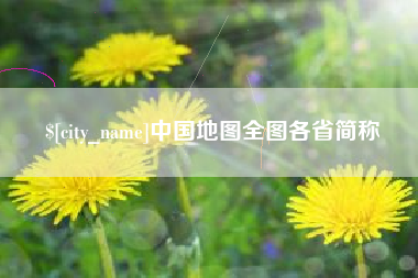 茌平中国地图全图各省简称
