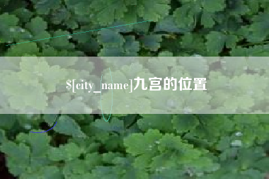 茌平九宫的位置