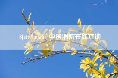 茌平中国消防在线查询